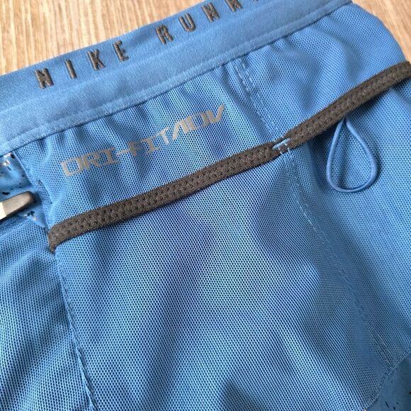 Nike Running Division Men's Shorts Camo Black Blue Lined Large L 3M FN3377-476 - Picture 9 of 13